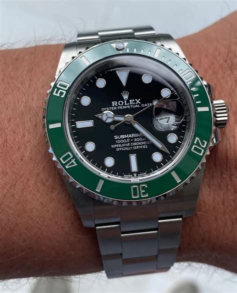 rolex submariner green black face|rolex submariner green face price.